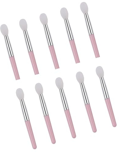 Friendly Lip Brush Collection 10 Applicatori di trucco in silicone morbido Strumenti cosmetici riutilizzabili per uso quotidiano Applicatore di labbra in silicone preciso