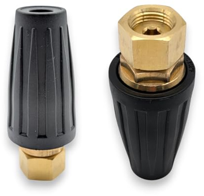 M&M Smartek Fresa a rotore per idropulitrice fino a 276 bar - filettatura interna M18 - per Kärcher Nilfisk Alto WAP Kranzle - 600-1000 l/h - Ugello in ceramica per acqua fredda e calda