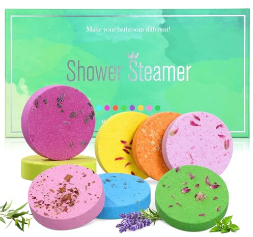 Tabletas Aromáticas para Baño 8 Piezas de Sal Marina Redondas | Tono Verde Claro, Espuma Abundante, No Mancha la Bañera, Uso en Baño y Remojo de Pies