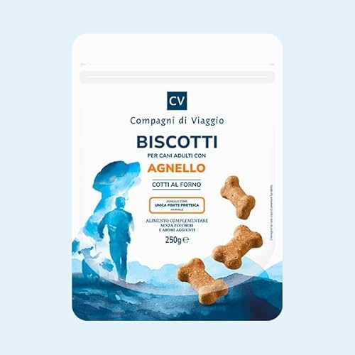 Biscotti per Cani Adulti con Agnello Compagni di Viaggio