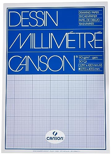 Canson 200067111 Millimeterpapier A3