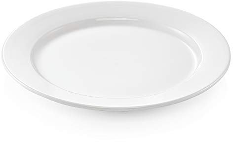WAS 4991 300 Serie Italia Lot de 4 Assiettes Plates en Porcelaine 30 cm de diamètre