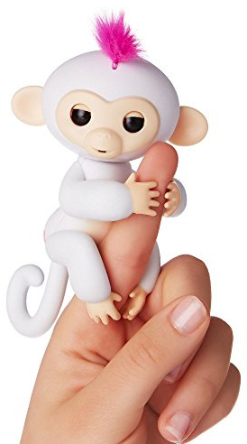 WowWee - Fingerlings Interactivo bebé mono, Blanco (3702) , color/modelo surtido