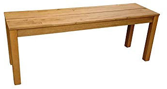 SAM® 2-Sitzer Garten-Bank Elyar aus braunem geöltem Akazien-Holz, 120 cm Breite | 120 cm Breite
