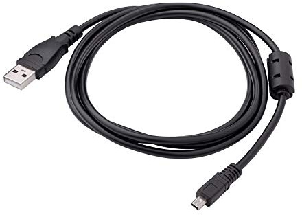 PRICE WIZE USB Cable Data Sync/Photo Transfer CABLE Lead Wide Compatible with FujiFilm Finepix F550EXR Digital Camera Data Sync & Photo Transfer Cord Replacement UK