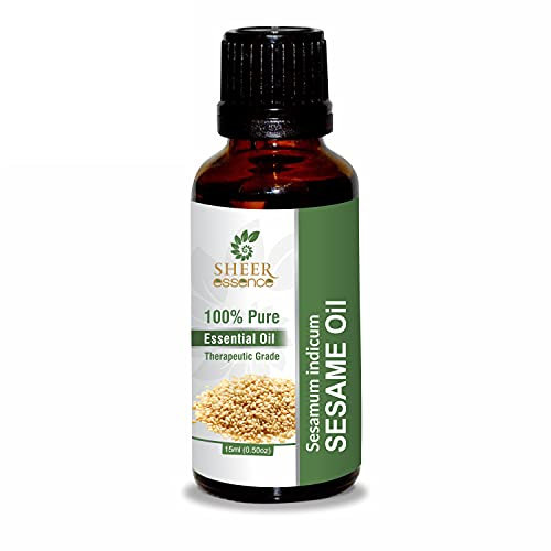 Sesame Oil -(Sesamum Indicum)- Carrier Oil 100% Pure Natural Undiluted Uncut Therapeutic Grade Oil 16.90 Fl.OZ