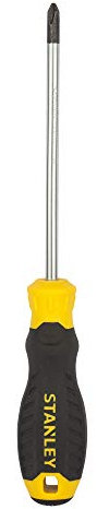 STANLEY STMT60810-8 - Destornillador de agarre acolchado Phillips®-PH2 x 125 mm (amarillo y negro)