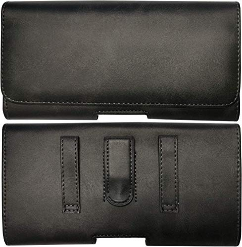 Gürtel Tasche passend für Samsung Galaxy A07 A17 A37 A57 A56 A36 A16 A55 A35 A25 A15 A54 A34 A14 A53 A52 S22 S23 S24 S25 S26 Ultra 5G FE Seiten Schutz Hülle Gürteltasche Clip Schlaufe 1A Schwarz