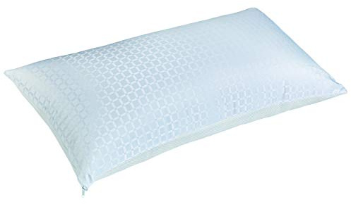 PIKOLIN Almohada de Fibra | 135cm | Firmeza Media-Alta | Funda Microfibra Lavable | Hipoalergénica | Malla 3D Ultra Ventilación | Iron MAX