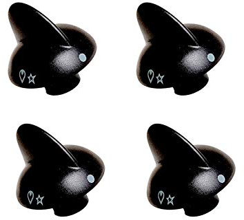 Kit 4 manopole per cucina piano cottura Electrolux Rex Aeg Zanussi - 50251533001-3550165207 - M4455/OR - Prodotto originale