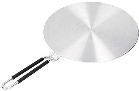 CHICIRIS Placa de inducción, difusor de Cocina práctico Aislado, Accesorios de Utensilios de Cocina de Acero Inoxidable de Calentamiento rápido para cocinas de Gas en el hogar del(24cm#
