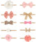 DRESHOW 10 Stück Baby Haarband Baby Stirnbänder Baby Mädchen Nylon Stirnband Neugeborene Kleinkinder Haarbänder und Bögen Kinder Haarschmuck