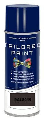 RAL 8019 - Vernice spray opaca marrone grigio opaco per legno, metallo, plastica, PVC, UPVC, fasce - per interni ed esterni