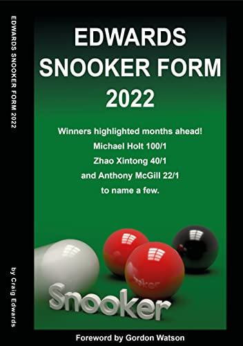 Edwards Snooker Form 2022 (English Edition)