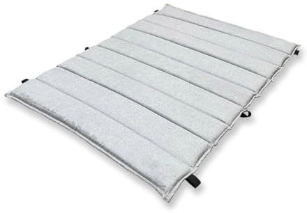 SCALANT Waldsofa Auflage (hellgrau) geeignet für 2-3 Personen I Polsterauflage für Außenliege, Sonnenliege, Waldsofa, Liege, Universalauflage, Sitzpolster, Polster, falltbar