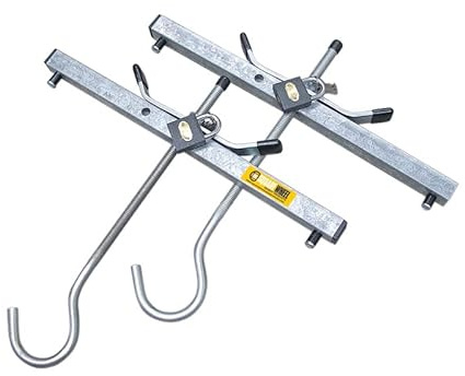 Sattie Ladder Roof Rack Clamps - Silver - Clamp - Ladder Roof Rack Clamp - 30000 psi Tensile Strength - 10 Years Spare Part Availability
