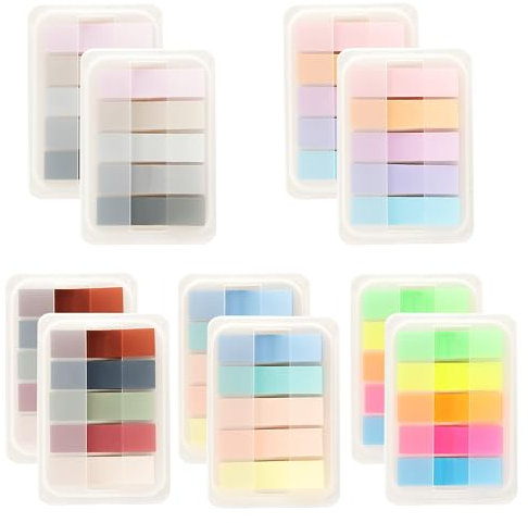 AMZSKU Klebezettel, 1000 Stück Pop - up Haftmarker Transparent Sticky Notes Haftnotizen Durchsichtig Pfeil Index Flaggen Tabs für Seitenmarkierung