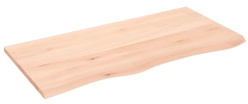 vidaXL Waschtischplatte 100x50x2 cm Massivholz Unbehandelt