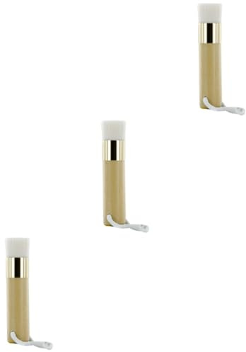 FRCOLOR 3stücke Gesichtsbürste Für Tiefenwirksame Reinigung Peelingbürste Mit Holzgriff Für Sanfte Hautpflege Zur Entfernung Von Make-up Und Unreinheiten Für Hauttypen