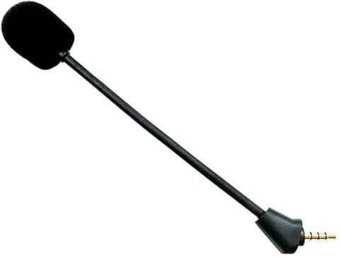 MICMXMO Ersatz-Mikrofon 3,5 mm Boom kompatibel mit Kingston HyperX Cloud 2 II Wireless Gaming Headset, PS5 Xbox Series X/S Noise Cancelling Mic für Xbox One PS5 Switch Mac PC Computer