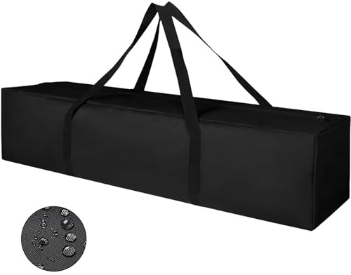 Tceapoo Tragbare Zeltstangentasche 100/120/150cm, wasserdichte Zeltstangen Tasche Gestängetasche Transporttasche Tragetasche, Camping Aufbewahrungstasche für Wohnwagen, Markisenrahmen