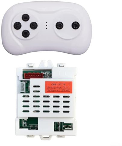 Besttoolifes CSR-12T-1B 12V Kids Powered Ride On Car Receiver Controller Control Box With 2.4G Remote Control And Receiver For Children Electric Ride On Car Replacement Parts