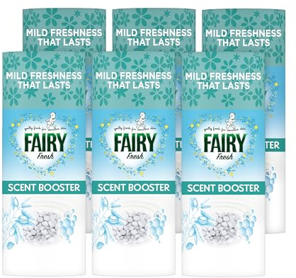 Fairy in-Wash Scent Booster 6 Packs x 155g - Fresh, Mild Freshness that Lasts