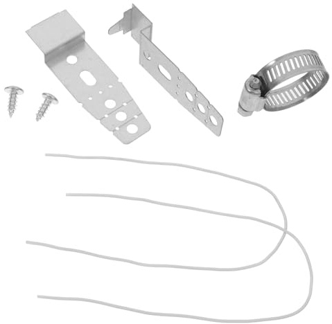 DOITOOL Kit Fissaggio Lavastoviglie Metallo Staffa Di Montaggio Piastra Supporto Per Lavastoviglie Clip Di Installazione Per Piano Di Lavoro Rumore Vibrazioni Riduzione