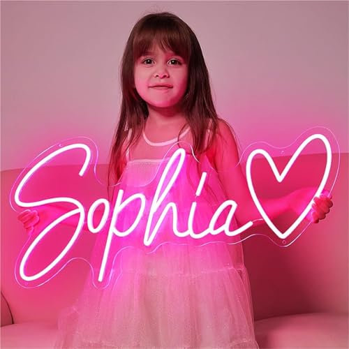 Neon Personalizado, Letreros de Neón Personalizado, Cartel Luminoso Led Personalizado para Decoración de Pared, Bar, Dormitorio, Boda, Cumpleaños, Hogar, Salón