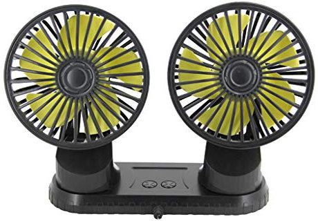 PLCPDM Ventilador creativo de escritorio para encimera para el hogar, dormitorio, oficina, coche, ventilador ajustable de 3 velocidades, portátil, ligero para H