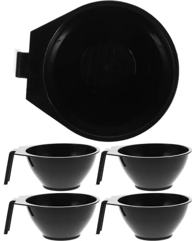 CALLARON Haarfarbschale Set 5 Stück Färbeschalen Zum Haare Färben Tönungsschale Zum Mischen Waschbar Stapelbar Platzsparend Für Friseursalon Diy Haarfarbe Und Zuhause