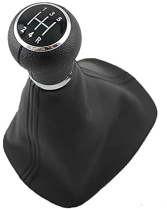 Gear Shifter Knobs For VW For Passat B5 1997 1998 1999 2000 2001 2002 2003 2004 2005 5 Speed With Leather Boot Gear Shift Knob Head