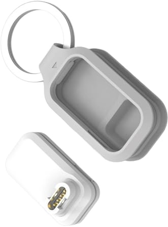 Qsvbeeqj Adaptateur de charge léger et résistant à la poussière, adapté aux montres, porte-clé amovible, protection sécurisée