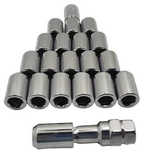 Bulloni cerchioni Compatibile con Subaru Dadi ruota da 32 mm M12X1.25 Dadi ruota per auto da corsa Dadi ruota Cerchi ruota Dadi ruota