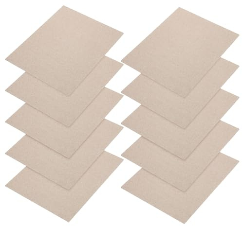 NOLITOY 10piezas Láminas de Mica para Horno Microondas Resistente al Calor Repuestos para Microondas Cubiertas Aplicables de Mica para Mantenimiento de Cocina