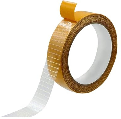 SGETHCH Double Sided Fabric Tape,No Sew Hemming Tape 30mm x 10m
