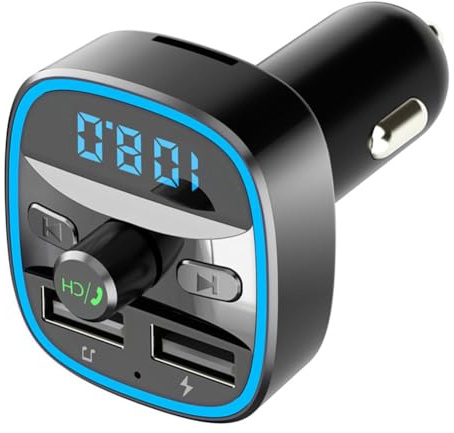 Gundhgstrr Lecteur MP3 Stéréo de Voiture Type-C PD, Lecteur MP3 Bluetooth 5.3, Récepteur Audio, Clé USB, Mains, Double USB.
