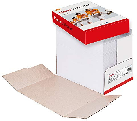 Papyrus 88026738 Drucker-/Kopierpapier Standard PlanoUniversal: 80 g²/qm, A4, Weiß, 2500 Blatt ungeriest (lose)
