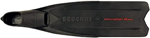 BEUCHAT Mundial One Fins for Diving, Freediving, Spearfishing, and Scuba (41/42) (8-9)