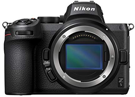 Nikon Z5 + Lexar SD 64 GB 667x Pro Fotocamera Mirrorless, CMOS FX da 24.3 MP, Pieno formato, Mirino Quad-VGA EVF, LCD 3.2 Touch, Wi-Fi, Bluetooth, Video 4K, Nero [Nital Card: 4 Anni di Garanzia]