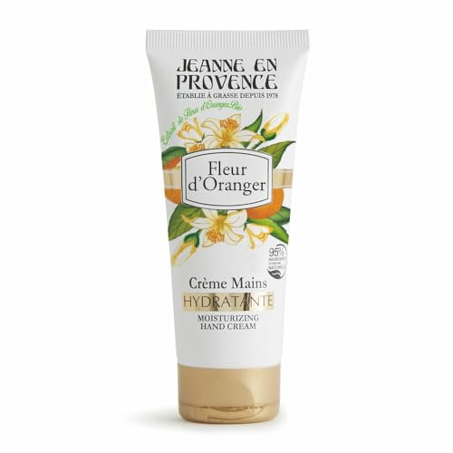 JEANNE EN PROVENCE – Crema per le mani – Fiore d'arancio – Nutre, profuma e ammorbidisce – Per la pelle secca – 95% ingredienti di origine naturale – Prodotto in Grasse – 75 ml