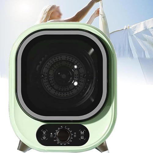 Tumble Dryer,Small Tumble Dryer, Portable Condenser Tumble Dryer, 3d Drying 5kg Vented Tumble Dryer, 35db Silent Compact Spin Dryer, Dual Temperature Control Probes,D-110V