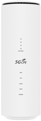 Yarryuter Routeur Wifi6 CPE 5G Gigabit LAN Hotsport sans pour Le Réseau Domestique et Professionnel, Modem Routeur sans avec Prise EU