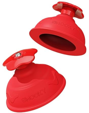 Juego de 2 ventosas para terapia de ventosas al vacío con mayor succión para masaje miofascial, muscular, nervioso y articular, alivio del dolor facial y corporal.