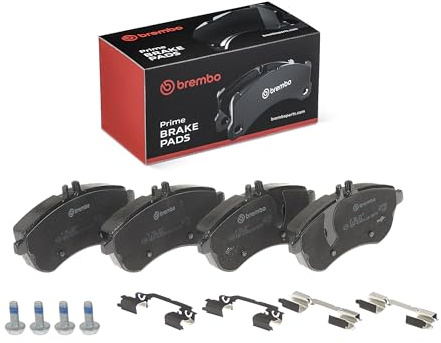 Brembo P 50 067 - Juego de Pastillas de Freno (4 pastillas de freno y 4 tornillos)