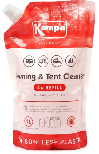 Kampa Eco Friendly Awning & Tent Cleaner 1L Refill Pouch