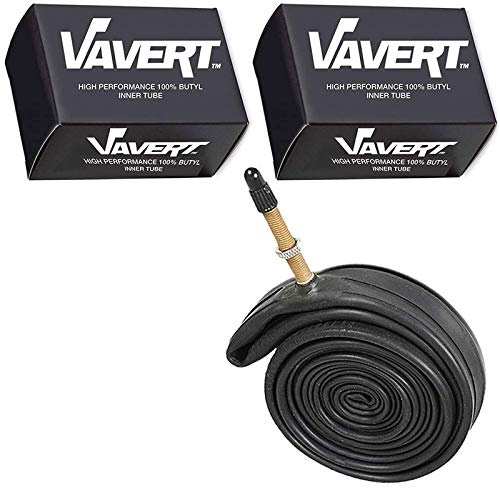 Vavert ETRTO 622-37 Schlauch für Presta-Ventil, Fahrradmantel 700 x 37 C, 1 Paar