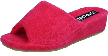 Westland Damen Pantoffeln Marseille, Frauen Hausschuhe,Weite G (Normal),Gartenschuhe,Pantoletten,Latschen,Schlappen,Hibiscus,39 EU / 6 UK