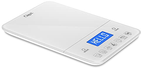 Ozeri Touch III Balance de cuisine numérique avec compteur de calories Blanc 10 kg
