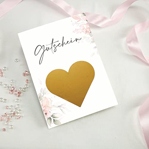 Kunterbuntspecht 6 Rubbelkarten zum selber beschriften - Gutschein blanco - Rubbellos für eigenen Text Geschenke Geschenkideen als Geschenk Gutschein zum Geburtstag
